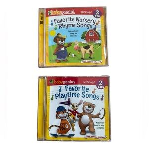 Baby Genius Favorite Nursery Rhyme Songs CD 2PC Set NEW Sealed